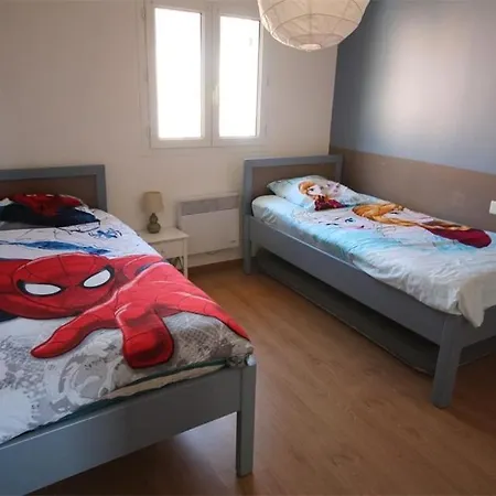 Belle Maison De Vacances, Clim Couloir Etage, 100m De La Plage, 3 6 Couchages 2 Terrasses Parking Lxdouane8 Willa *